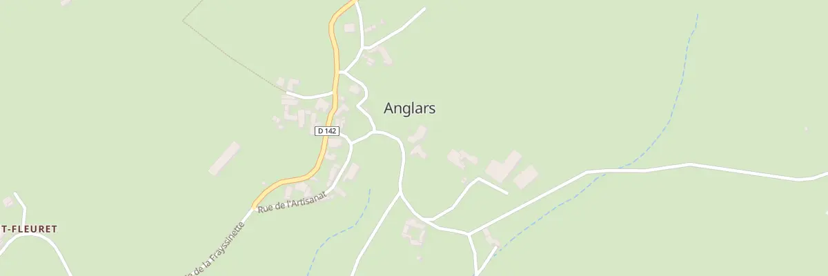 Plan du 5045 Anglars au Cayrol