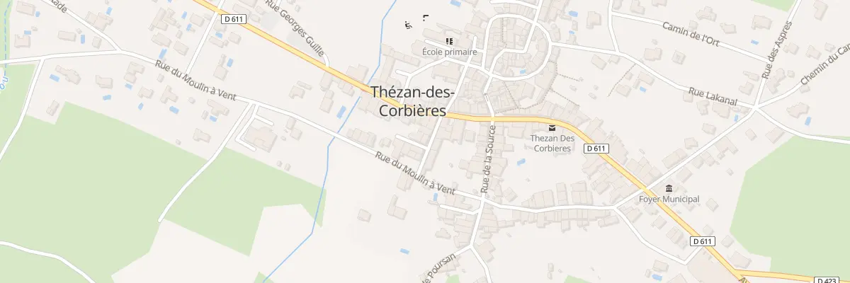 Plan du 6 Rue des Tonneliers à Thézan-des-Corbières