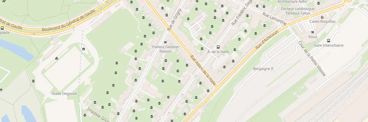 Plan du 58 Rue Adam de la Halle à Arras