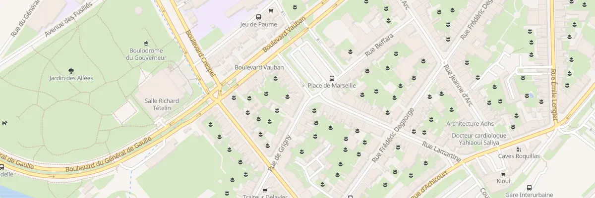 Plan du 4 Rue de Grigny à Arras