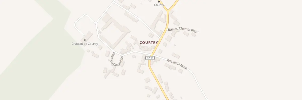 Plan du 1 Rue du Château à Sivry-Courtry