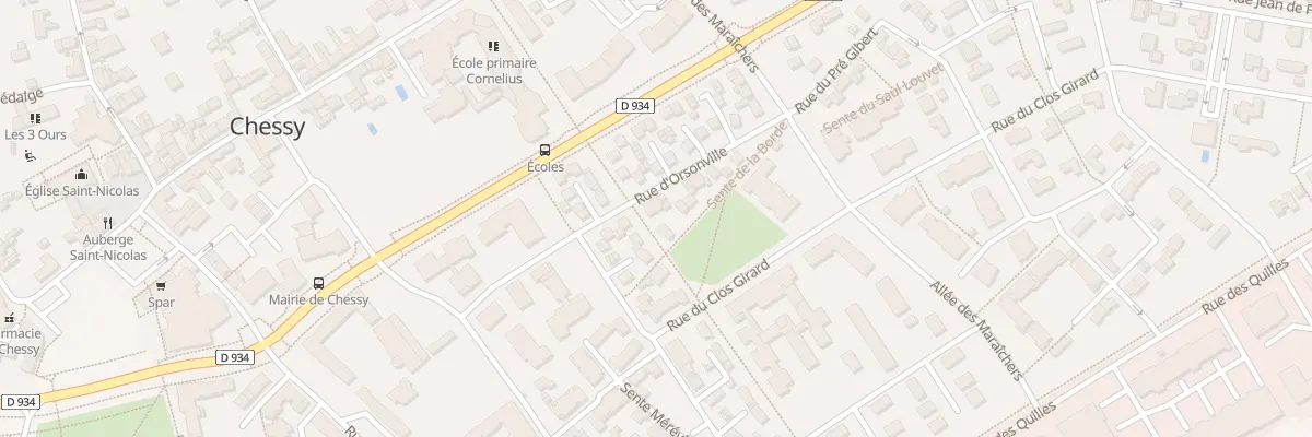 Plan du 10 Rue d’Orsonville à Chessy