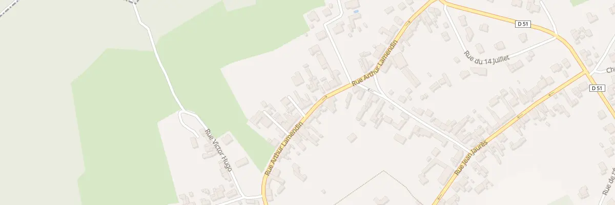 Plan du 19 Rue Arthur Lamendin à Givenchy-en-Gohelle