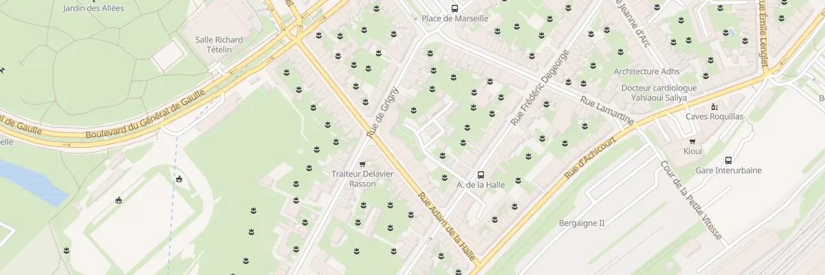 Plan du 27 Rue Adam de la Halle à Arras