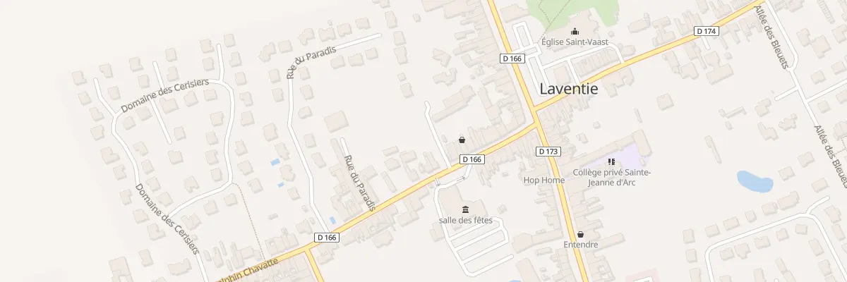 Plan du 26 Rue Delphin Chavatte à Laventie
