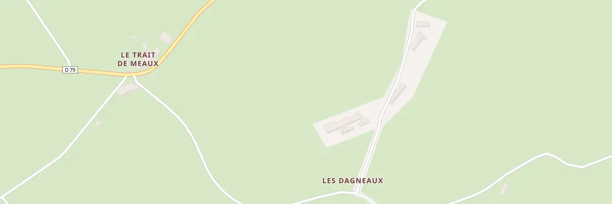 Plan du 2 Les Dagneaux à La Crouzille