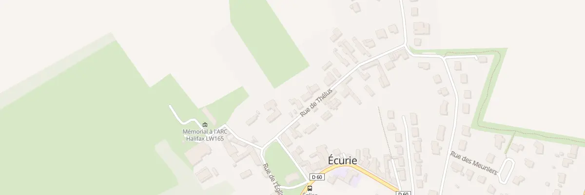Plan du 41 Rue de Thélus à Écurie