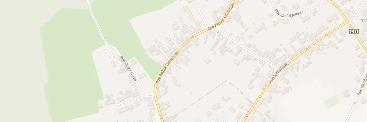 Plan du 16 Rue Arthur Lamendin à Givenchy-en-Gohelle
