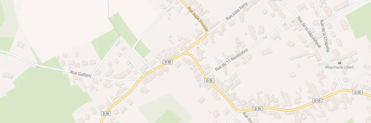 Plan du 15 Rue Florent Evrard à Givenchy-en-Gohelle