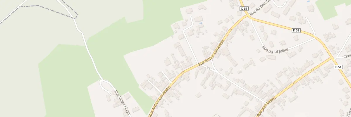 Plan du 25 Rue Arthur Lamendin à Givenchy-en-Gohelle
