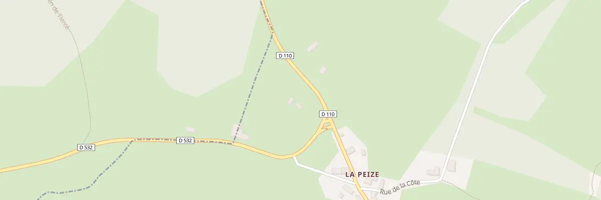 Plan du 5252 La Peize à Gouttières