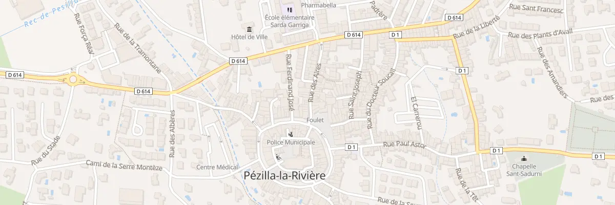 Plan du 30 Rue des Aires à Pézilla-la-Rivière