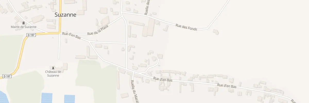 Plan du 7 Rue du Bas à Suzanne