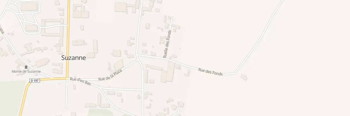 Plan du 5 Rue des Fonds à Suzanne