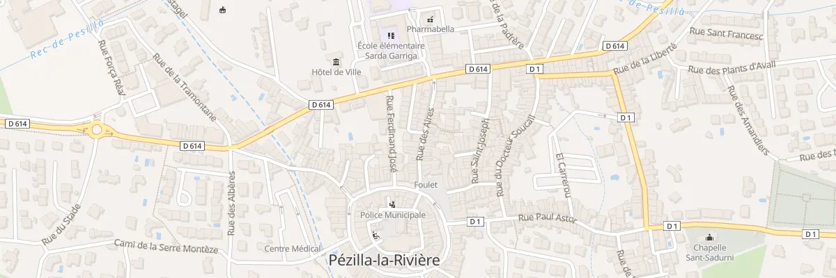 Plan du 20 Rue des Aires à Pézilla-la-Rivière