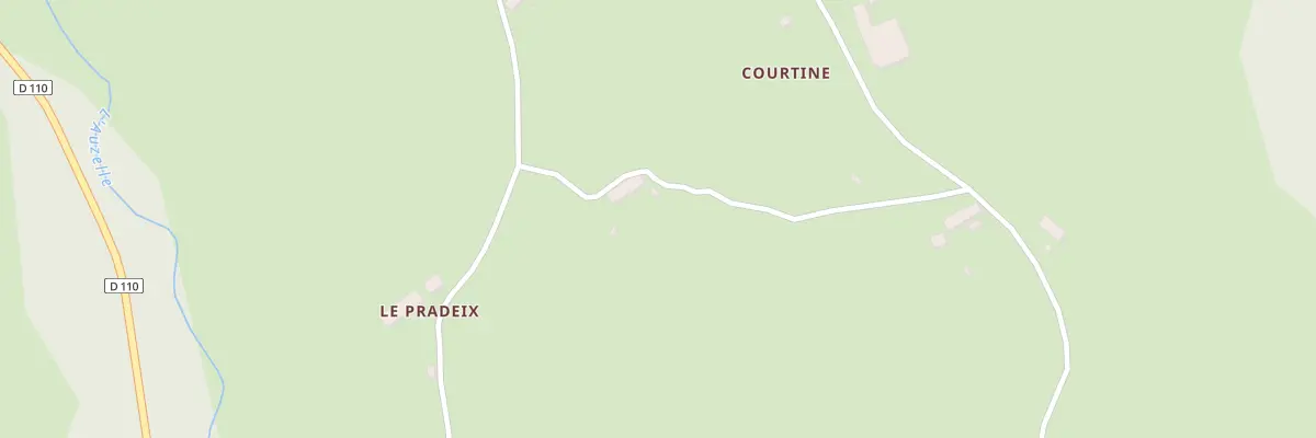 Plan du 5422 Courtine à Saint-Priest-des-Champs