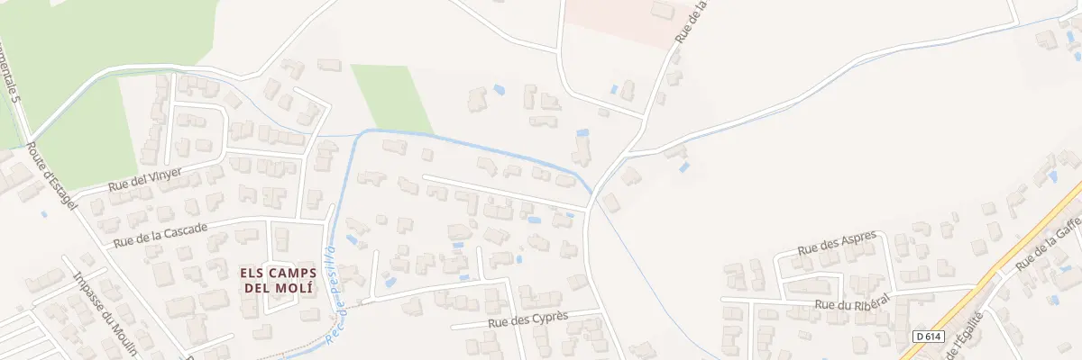 Plan du 4 Imp de l’Oratoire à Pézilla-la-Rivière