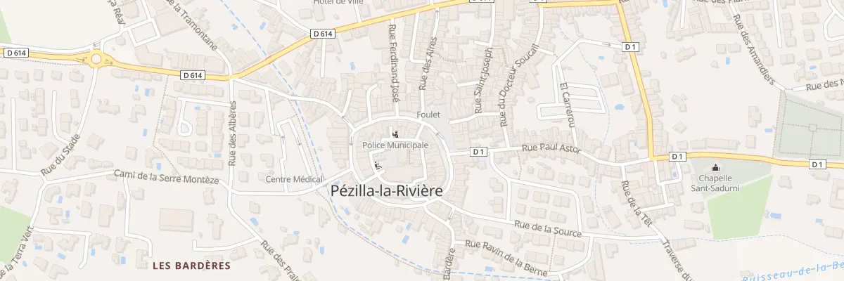 Plan du 3 Rue du Rabailly à Pézilla-la-Rivière