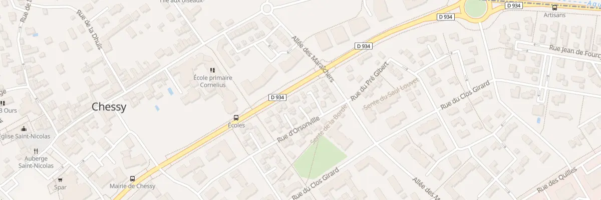 Plan du 31 Rue d’Orsonville à Chessy