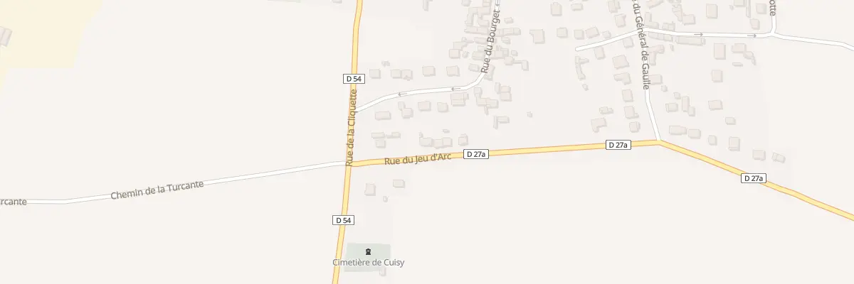 Plan du 6 Rue du Jeu d’Arc à Cuisy