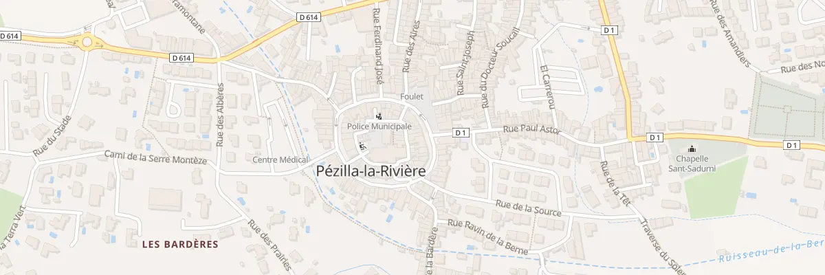 Plan du 7 Pl de la Nation à Pézilla-la-Rivière