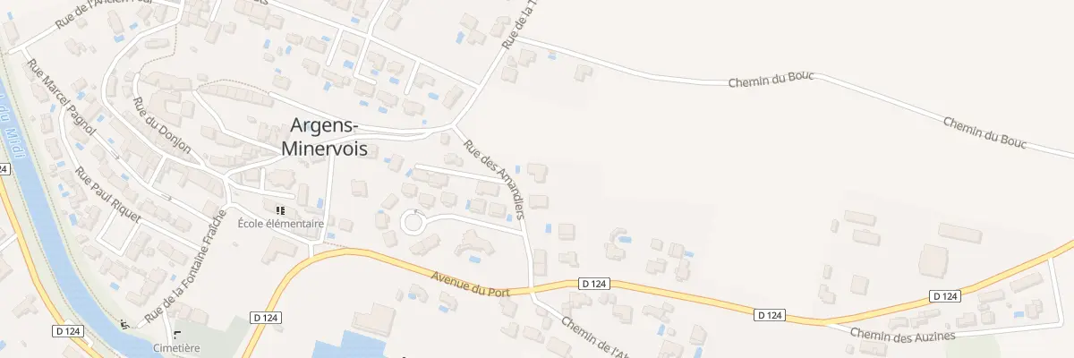 Plan du 5 Rue des Amandiers à Argens-Minervois