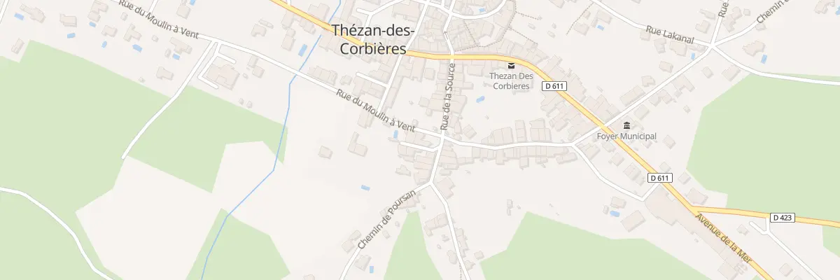 Plan du 2 Imp de la Source à Thézan-des-Corbières
