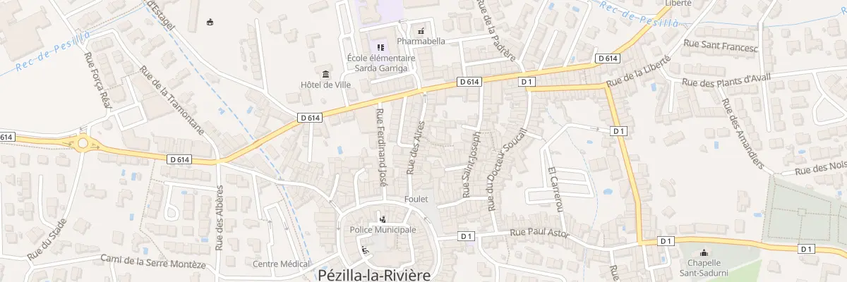Plan du 21 Rue des Aires à Pézilla-la-Rivière