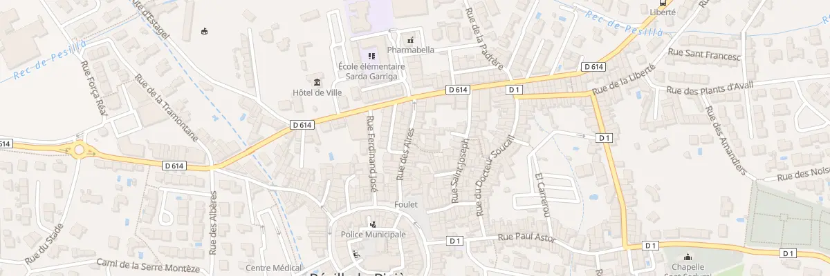 Plan du 17 Rue des Aires à Pézilla-la-Rivière