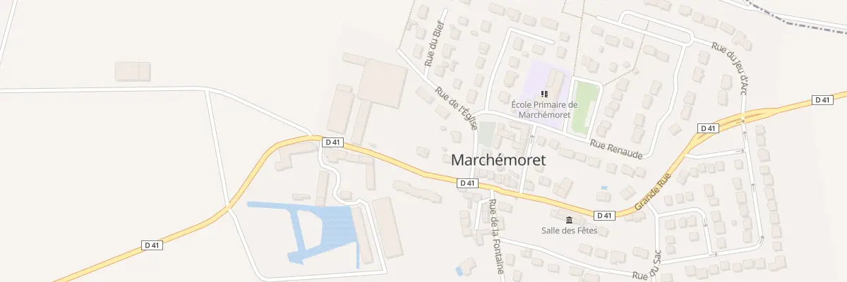 Plan du 9B Gr Grande Rue à Marchémoret