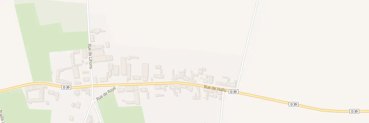 Plan du 9 Rue d’Hallu à Chilly