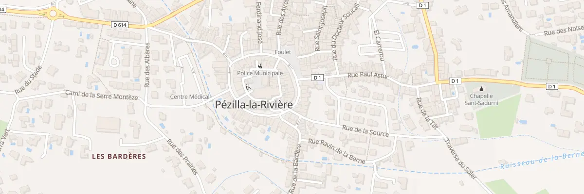 Plan du 6 Av de la République à Pézilla-la-Rivière