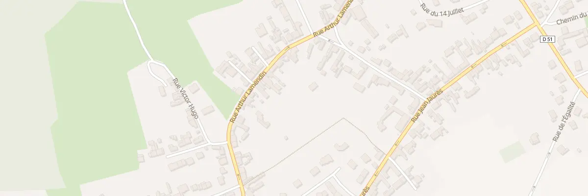 Plan du 18 Rue Arthur Lamendin à Givenchy-en-Gohelle