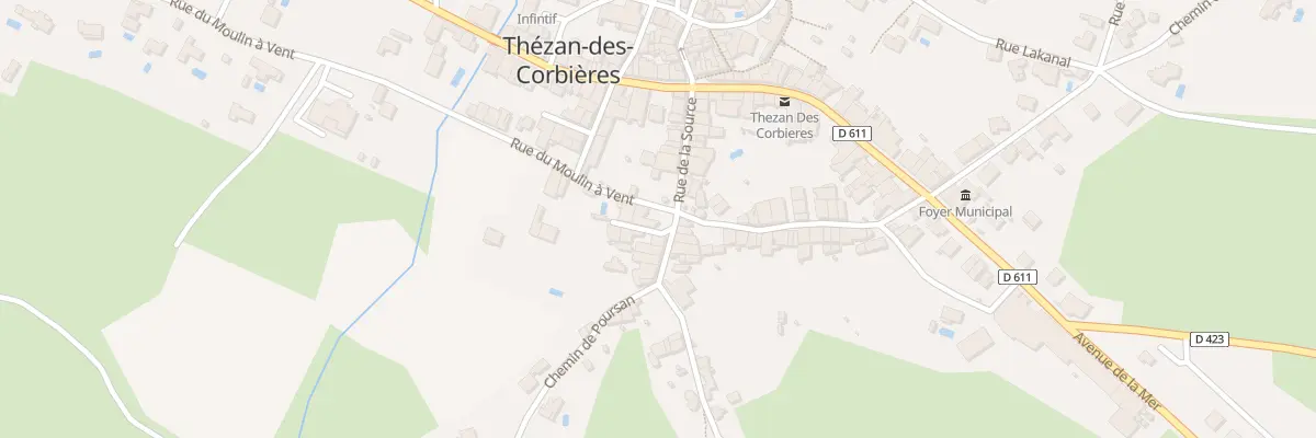 Plan du 2 Imp de la Source à Thézan-des-Corbières