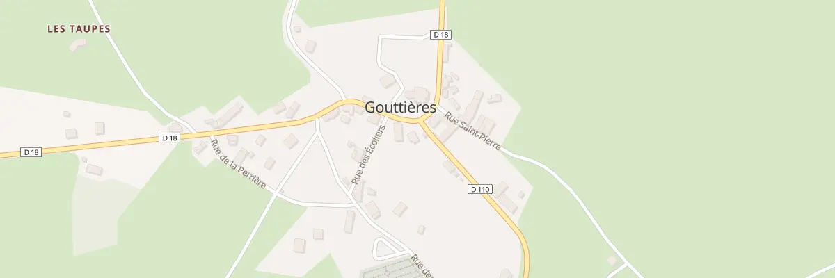 Plan du 5023 Le Bourg à Gouttières
