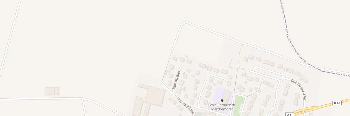 Plan du 7 Rue du Bief à Marchémoret