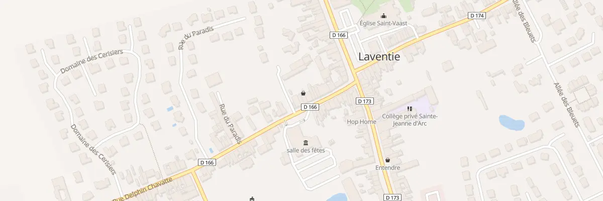 Plan du 20 Rue Delphin Chavatte à Laventie