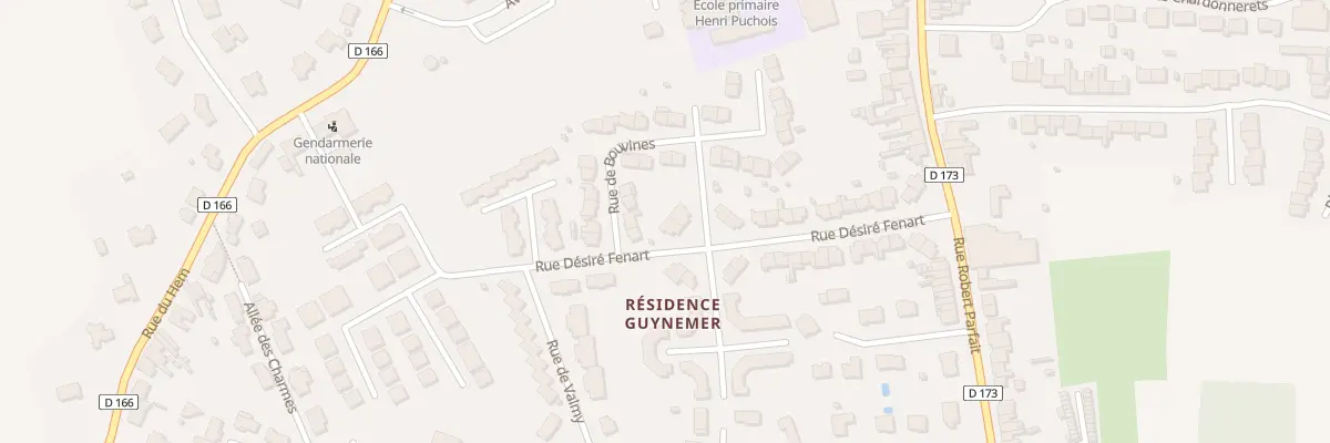Plan du 32 Rue Désiré Fénart à Laventie