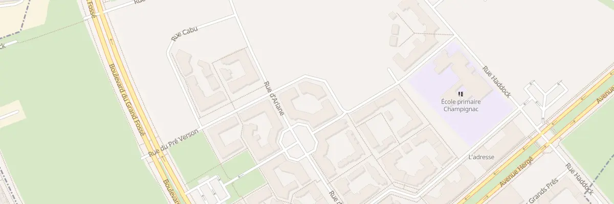 Plan du 13 Rue du Pré Verson à Chessy