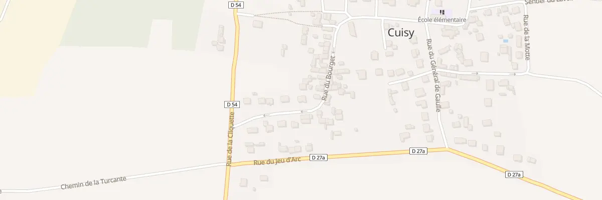 Plan du 26B Rue du Bourget à Cuisy