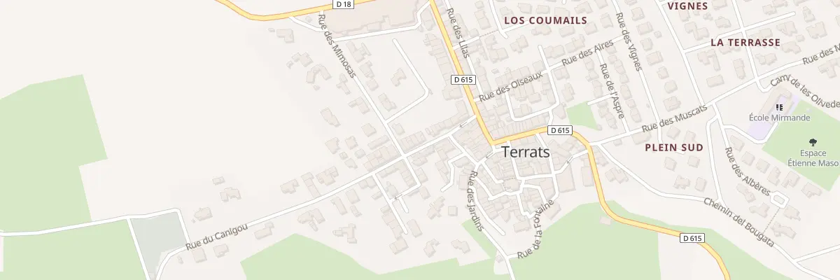 Plan du 18 Rue du Canigou à Terrats