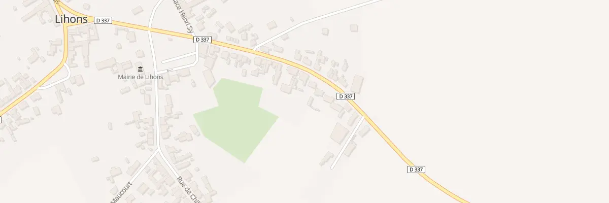 Plan du 24B Rue du Général Leclerc à Lihons