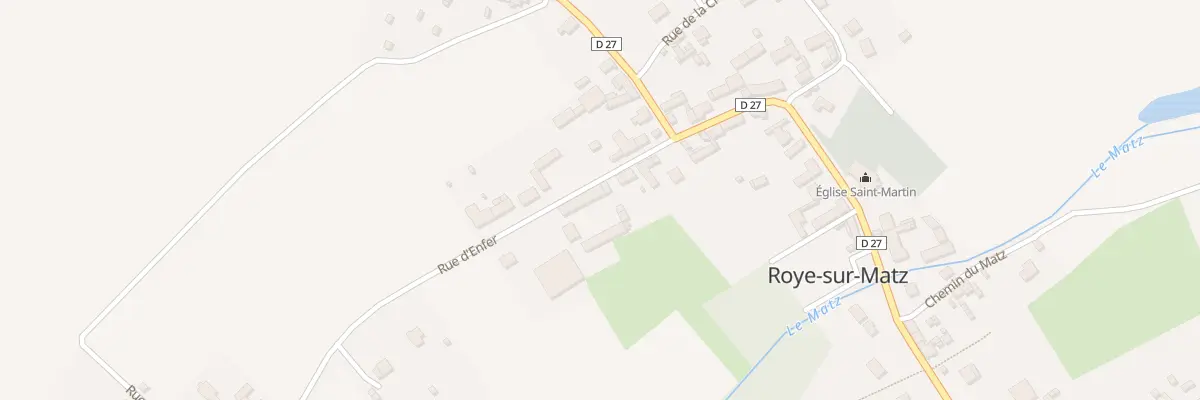 Plan du 3 Rue d’Enfer à Roye-sur-Matz