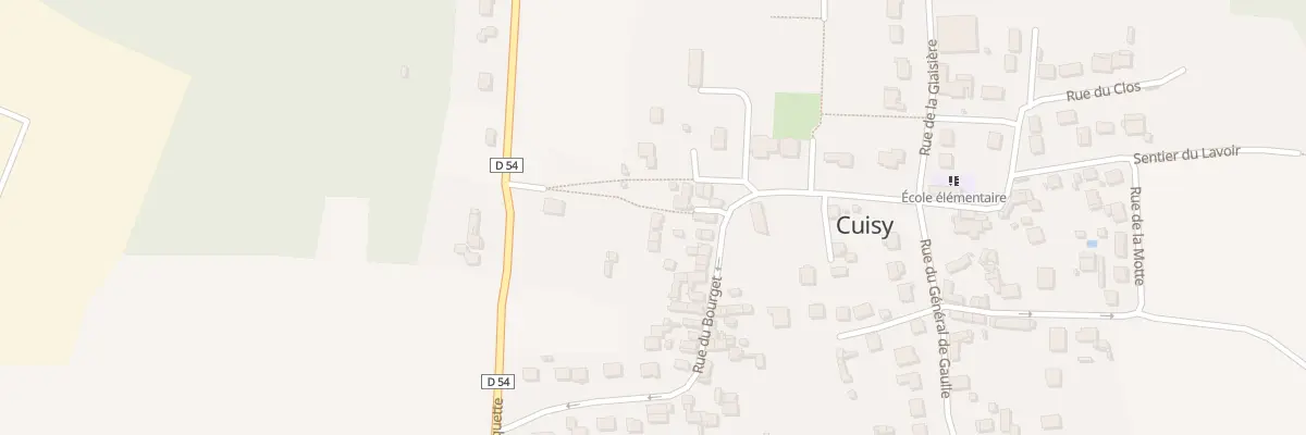 Plan du 6B Rue du Bourget à Cuisy