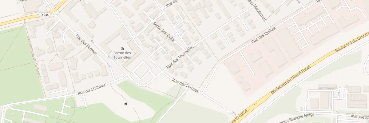 Plan du 8 Rue des Tournelles à Chessy