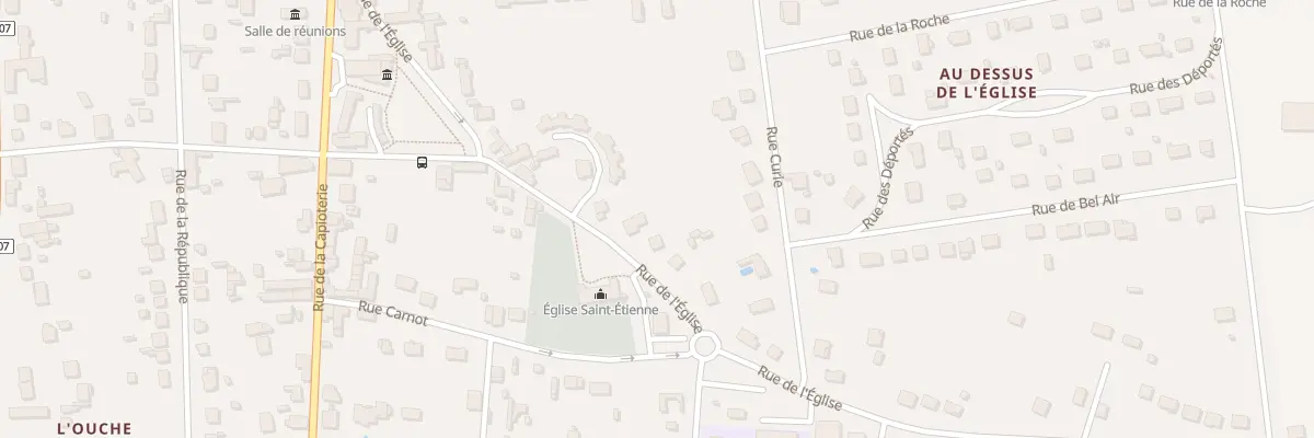 Plan du 27 Rue de l’Eglise à Dordives
