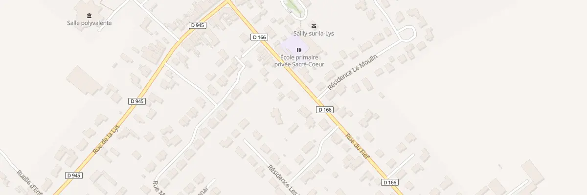 Plan du 180 Rue du Fief à Sailly-sur-la-Lys