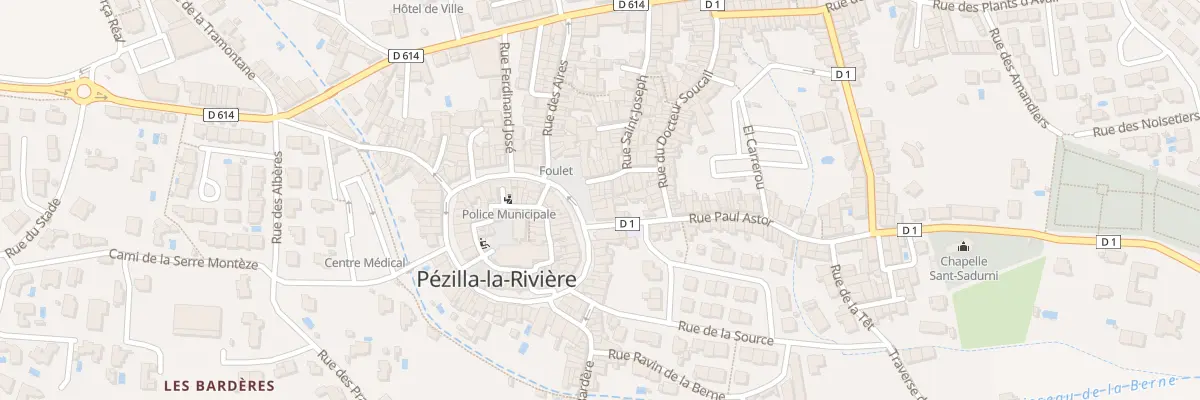 Plan du 3 Pl de la Nation à Pézilla-la-Rivière