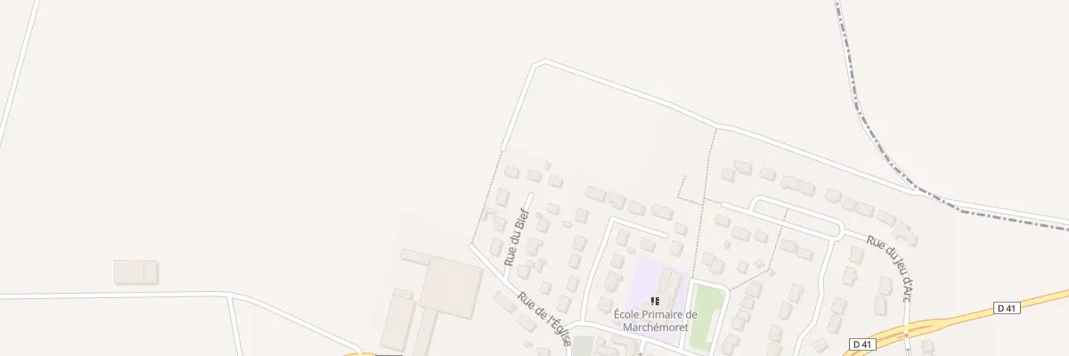 Plan du 9 Rue du Bief à Marchémoret