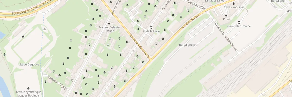 Plan du 45B Rue Adam de la Halle à Arras